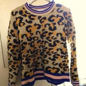 Leopard print sweater